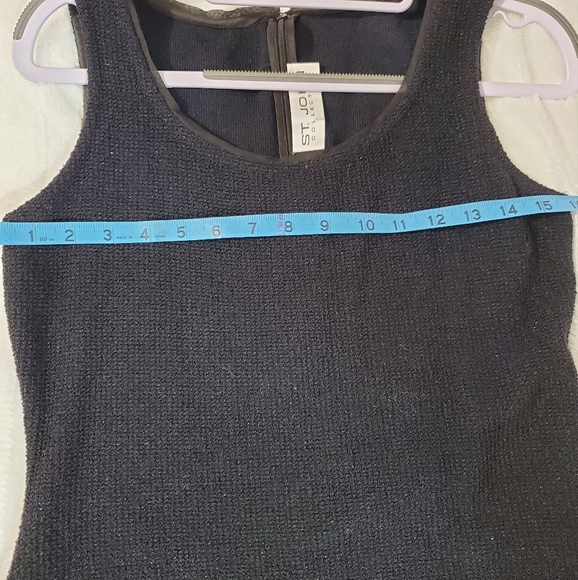 St. John Collection Black Wool blend Dress and Blazer set Sz 4 - Picture 12 of 16